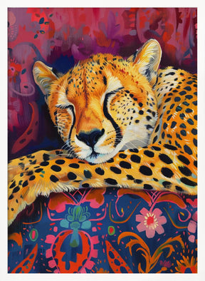 Resting Cheetah Poster