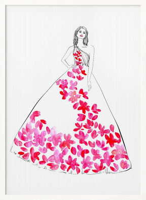 Oleta fashion illustration Poster