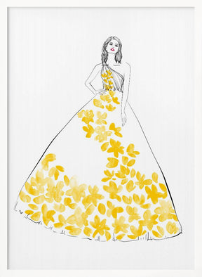 Oleta fashion illustration Poster