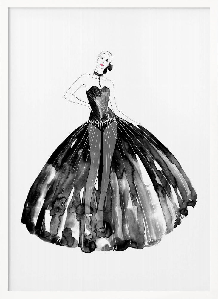 Beren fashion illustration Poster