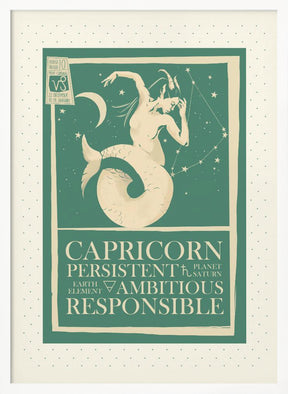 Capricorn Zodiac Poster Poster