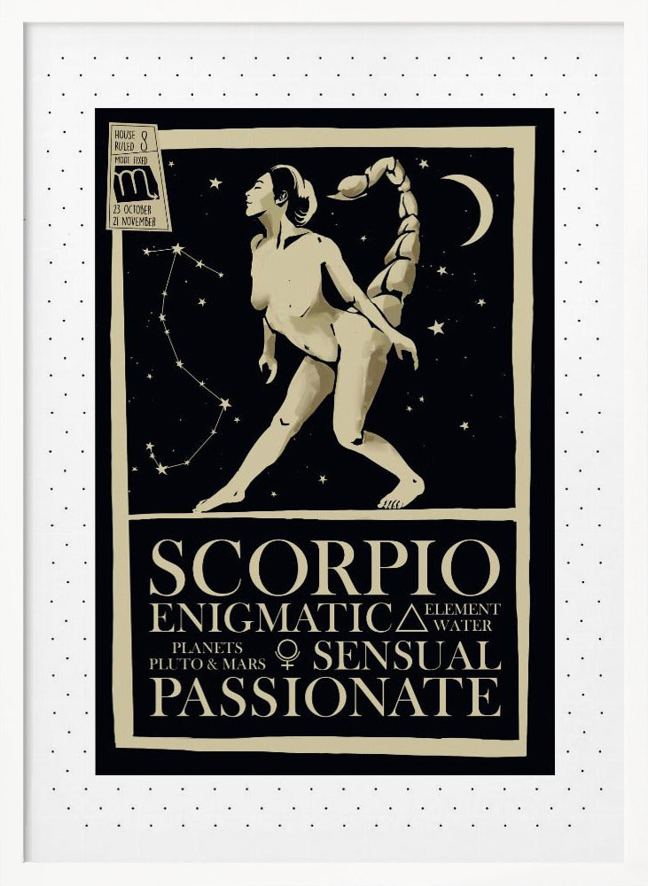 Scorpio Print Poster