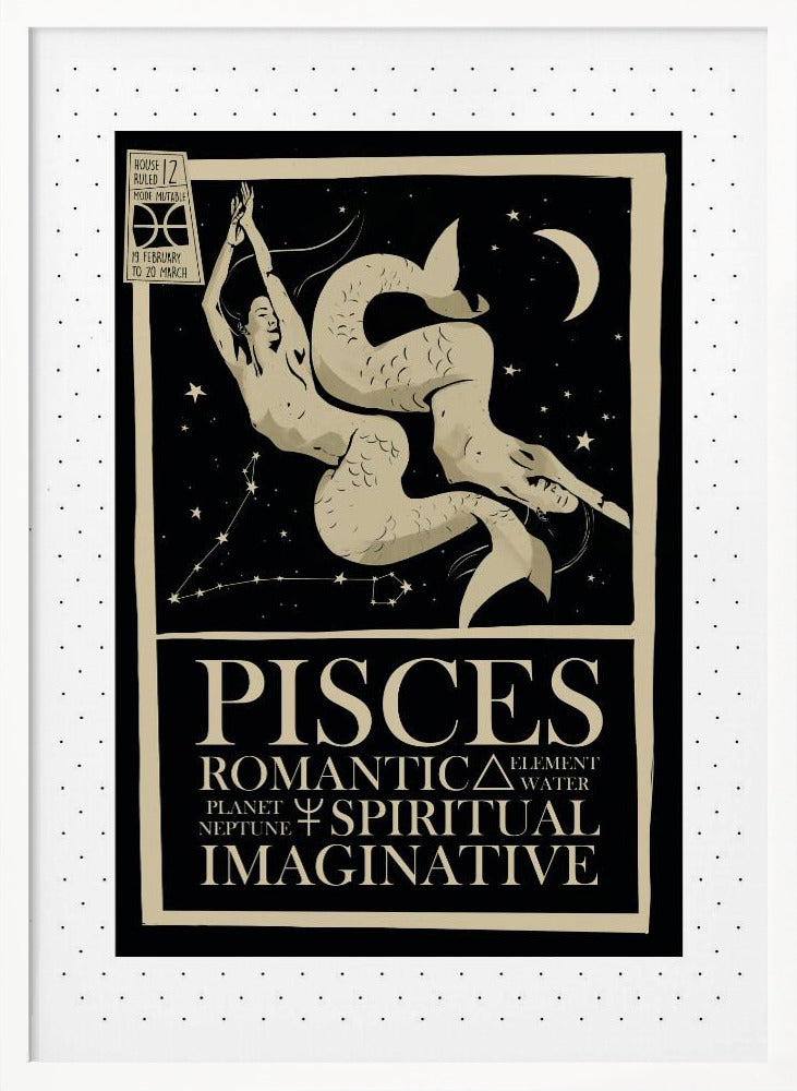 Pisces Print Poster