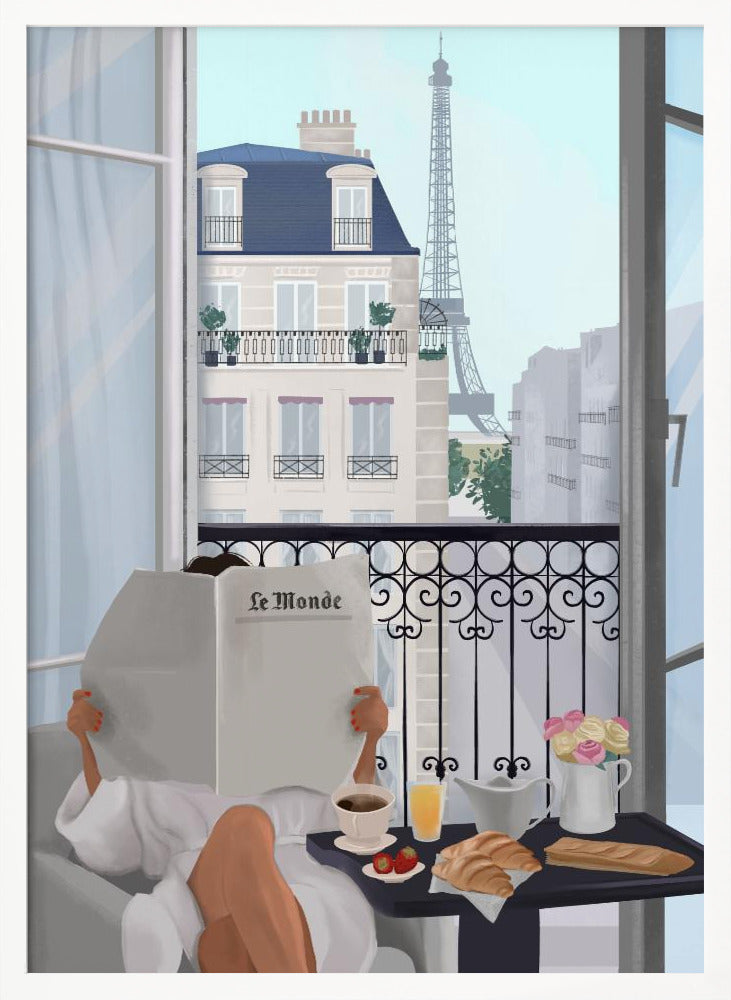 Paris Balcony Poster