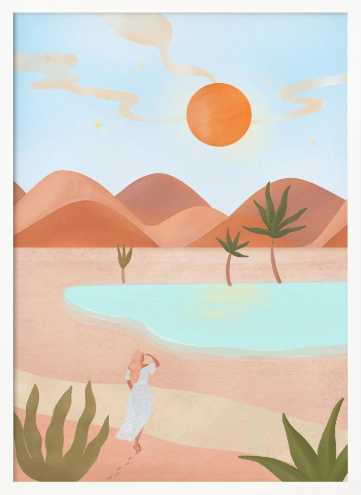 Desert Oasis Poster