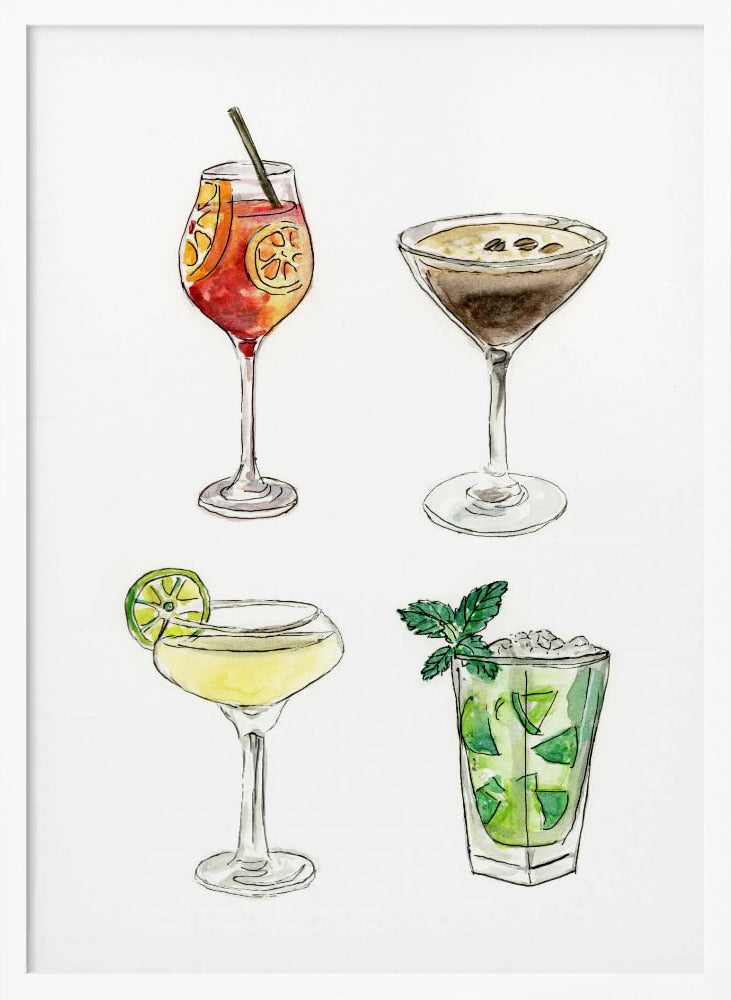 Cocktails Poster