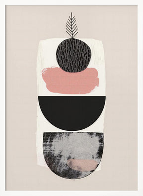 Abstract Minimalist Shapes No 6 Poster