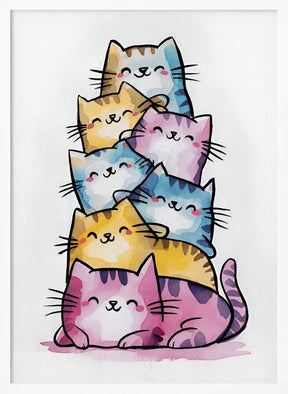 Happy Cats Poster