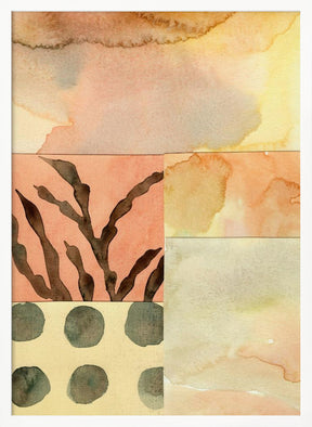 Watercolor abstract composition 9 Poster