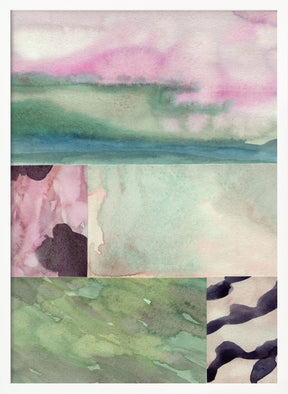 Watercolor abstract composition 10 Poster