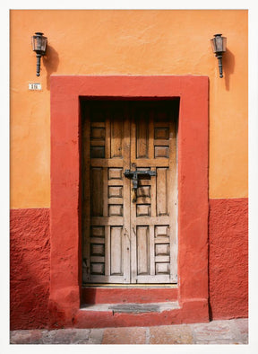 San Miguel de Allende Door | Mexico Travel Photography Poster