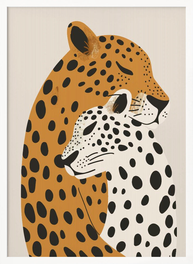 Leopard Mom Poster