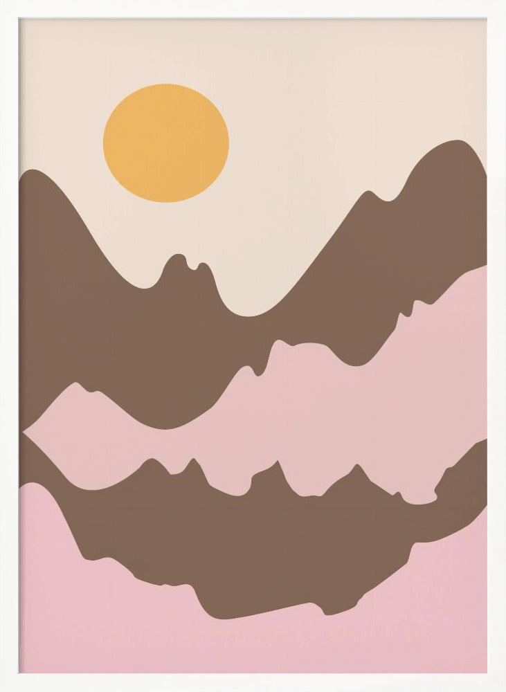 Abstractsunset Ratioiso Poster