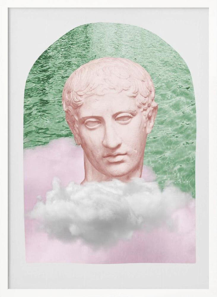 Ancientstatuepastel Ratioiso Poster