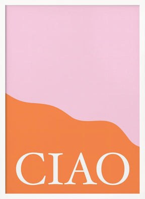 Ciaopinkorange Ratioiso Poster