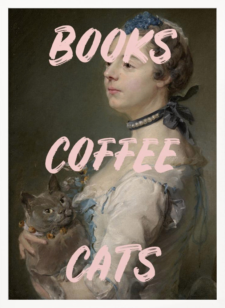 Bookscoffeecats Ratioiso Poster