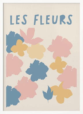 Lesfleursblue Ratio2x3 Poster