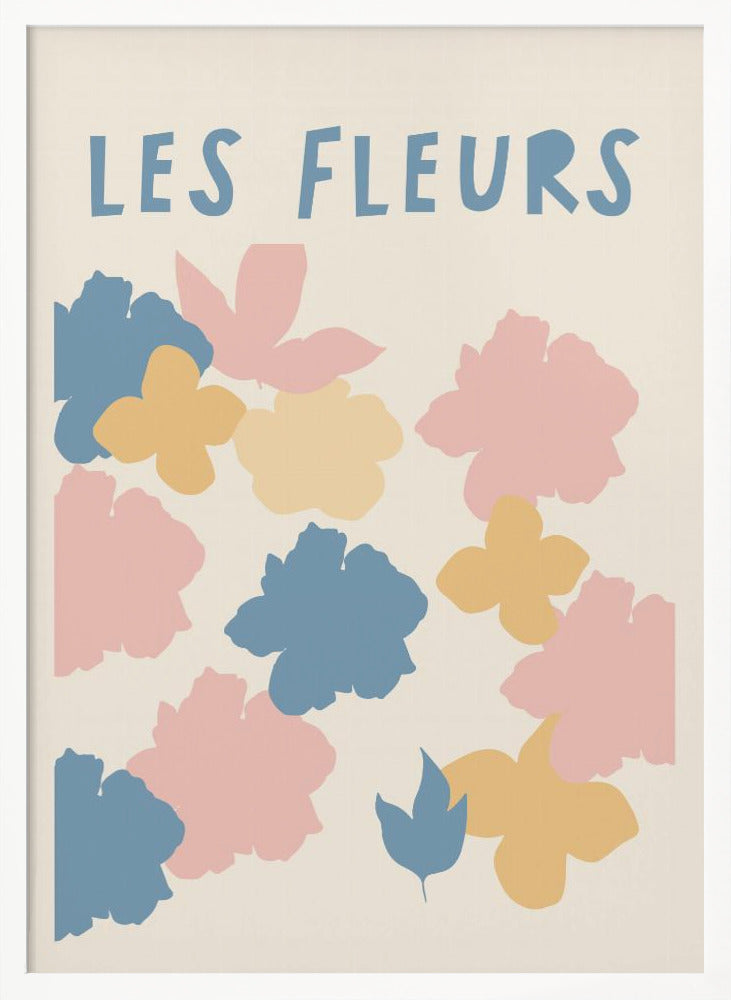 Lesfleursblue Ratio2x3 Poster