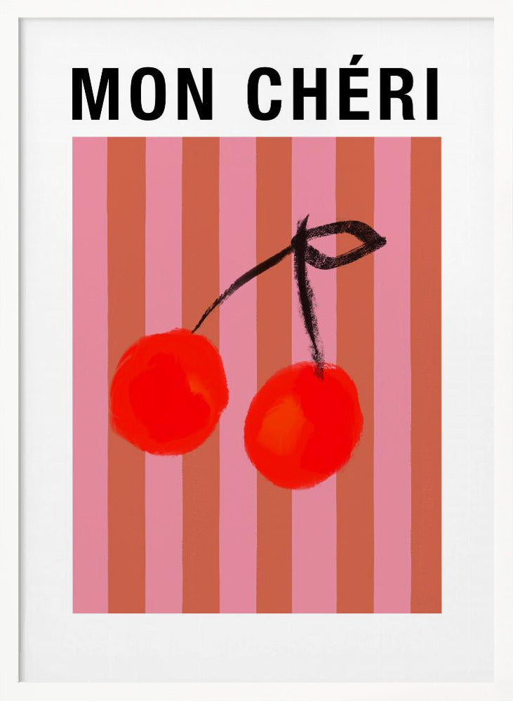 Stripedcherries Ratioiso Poster