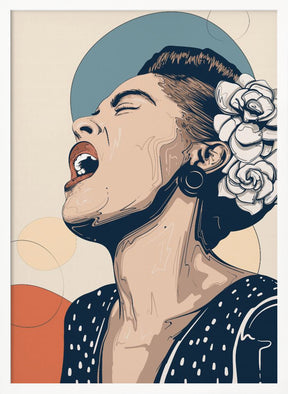 Billie Holiday Portrait Poster