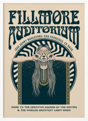 Fillmore Auditorium Psychedelic Poster