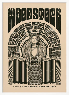 Woodstock Vintage Poster