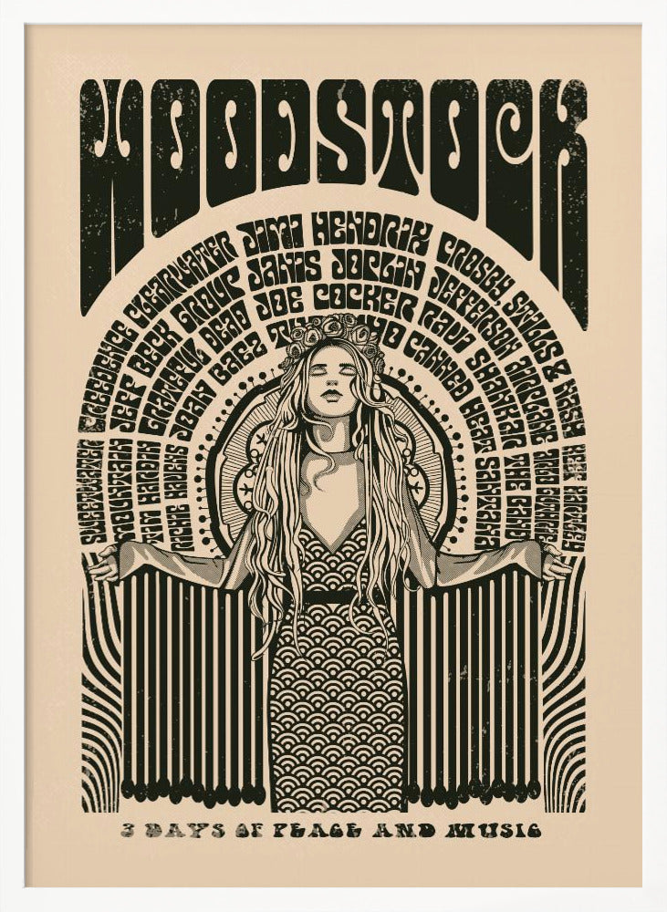 Woodstock Vintage Poster