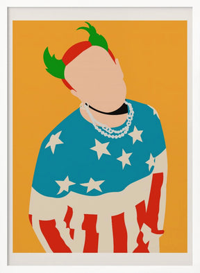 Keith Flint Minimalist Pop Art Poster