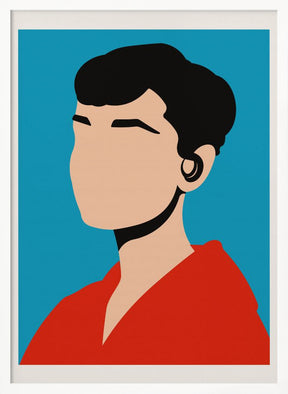 Audrey Hepburn Minimalist Pop Art Poster