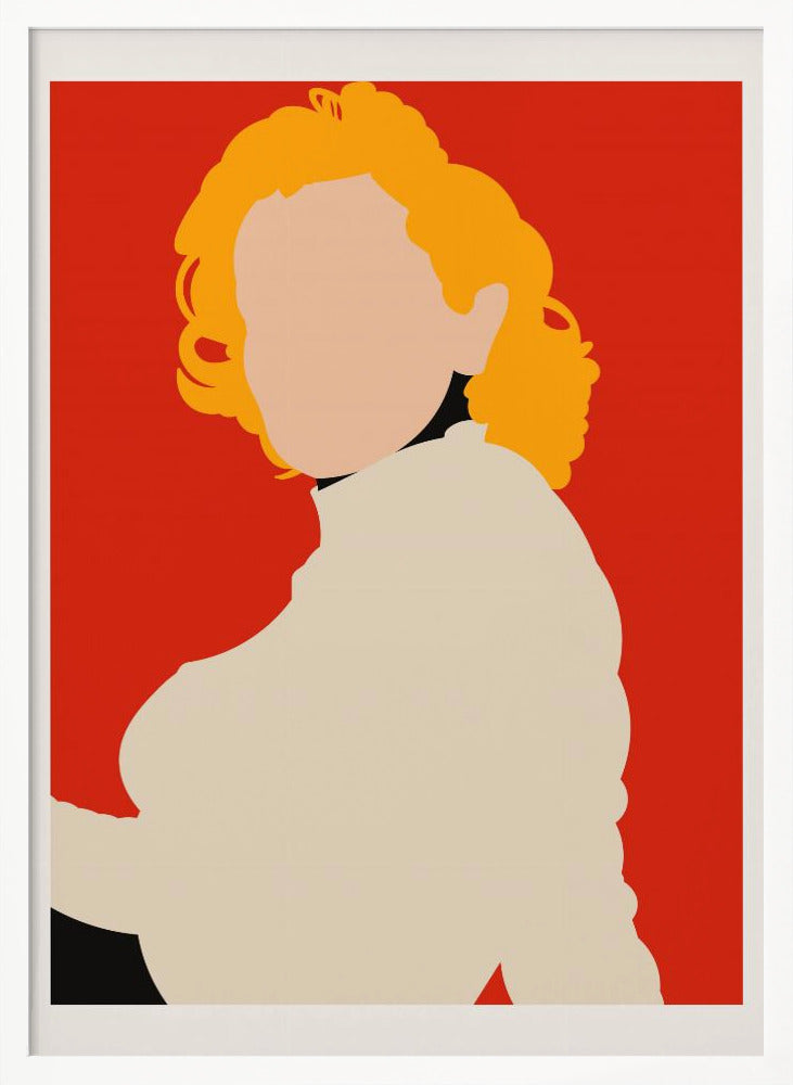 Marilyn Monroe Minimalist Pop Art Poster