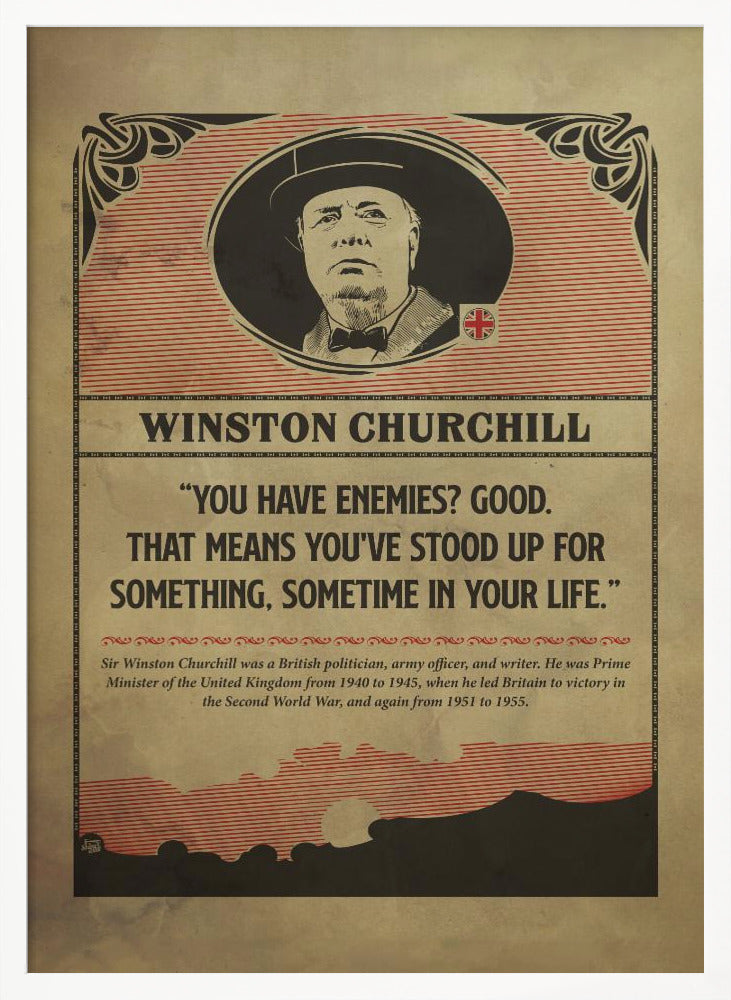 Churchill Print Poster