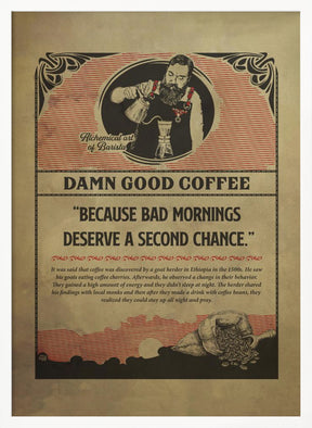 Barista Coffee Print Poster