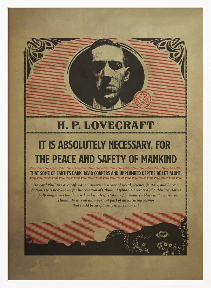 Lovecraft Poster Poster