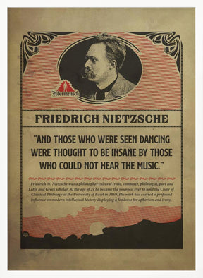 Nietzsche Poster Poster