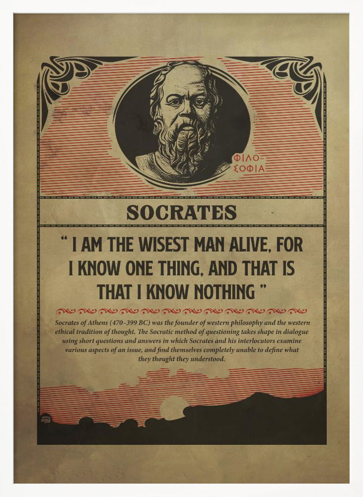 Socrates Print Poster