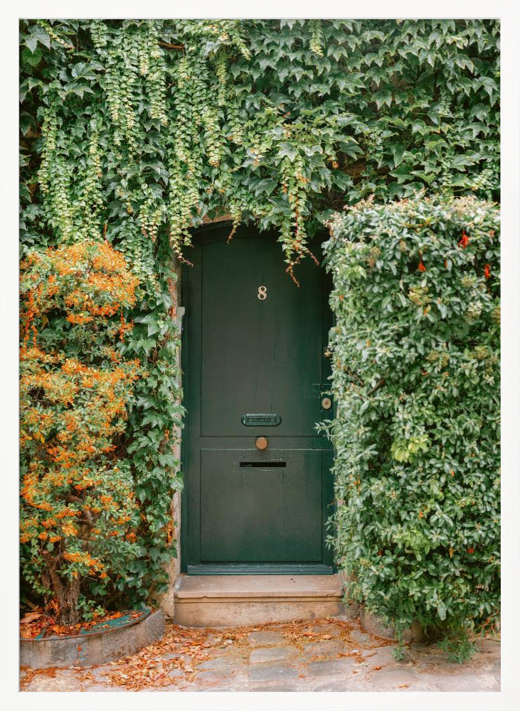 Ivy Covered House In Montmartre Paris Poster