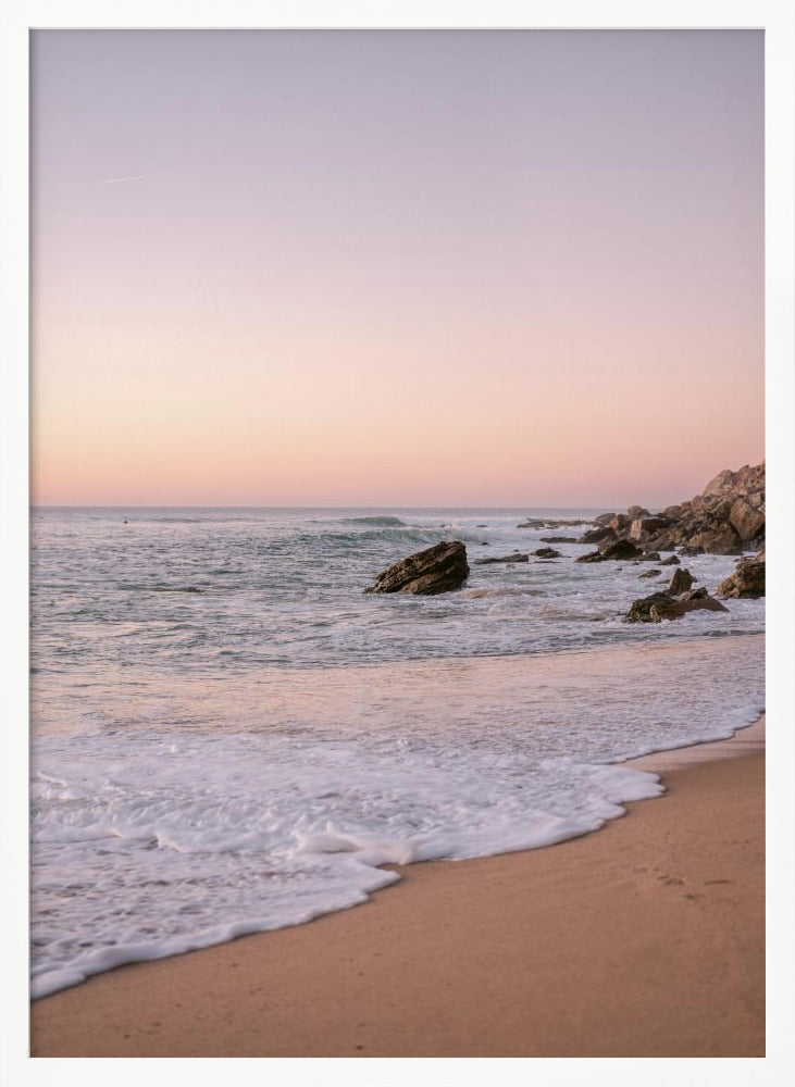 Pastel Portugal Coast Poster