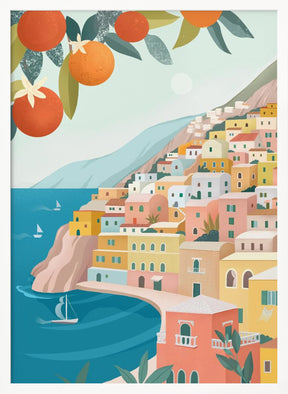 Positano Coast Italy Poster