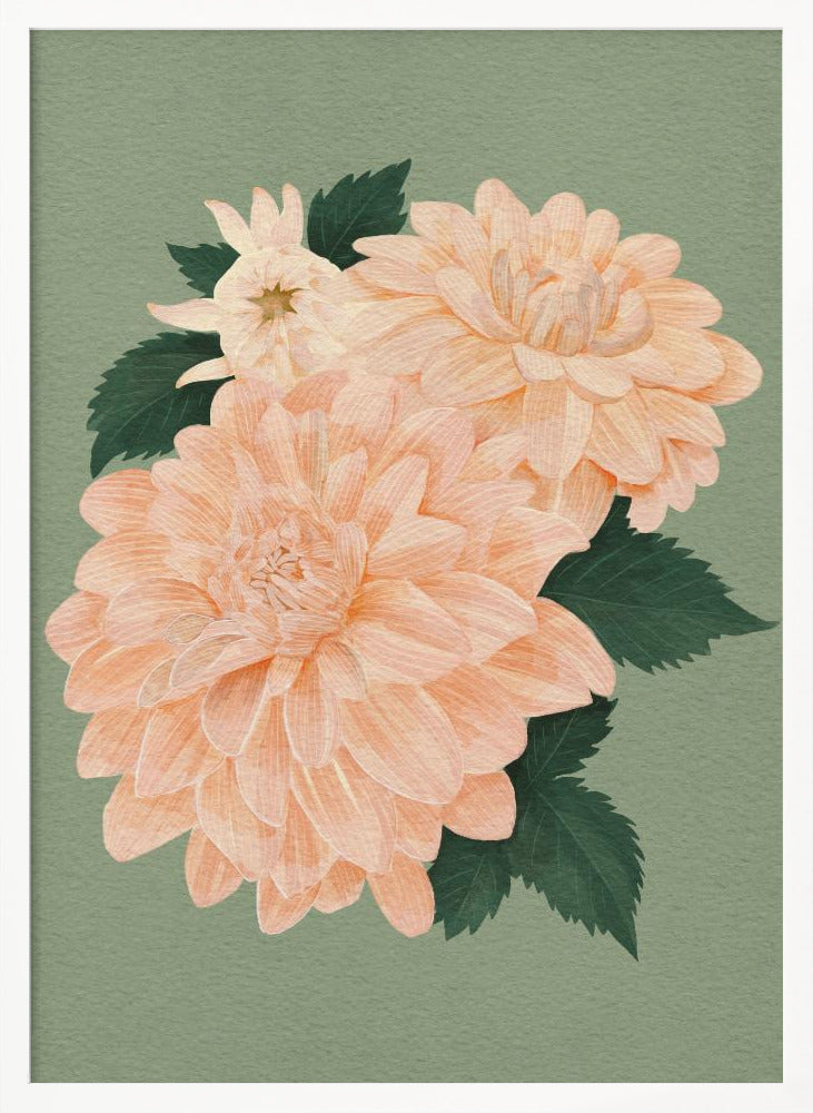 Aqua•real Canvas   Chiffon 2 Poster