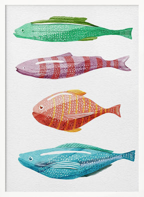 Colorful Fish Poster