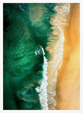 Photography Green Ocean Poster