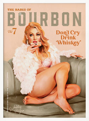 Babes of Bourbon Vol 7 Sexy Vintage Whiskey Pinup Girl Poster