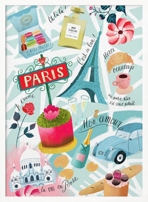 Paris Sucre Sacre Coeur Poster