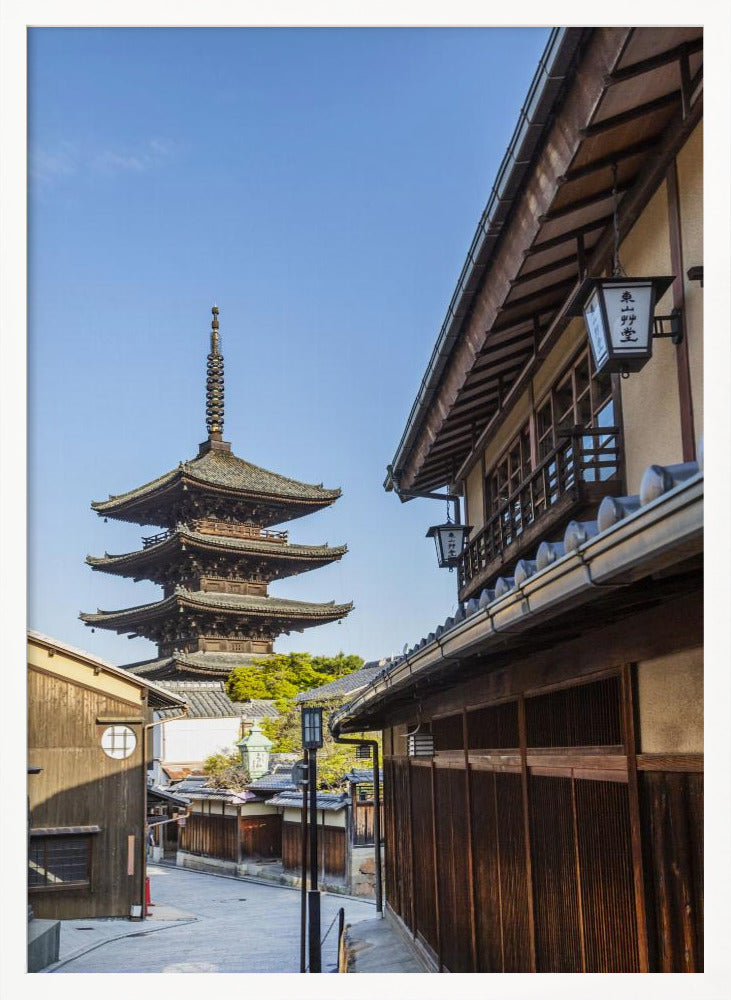 Historic Kyoto with Yasaka Pagoda Poster