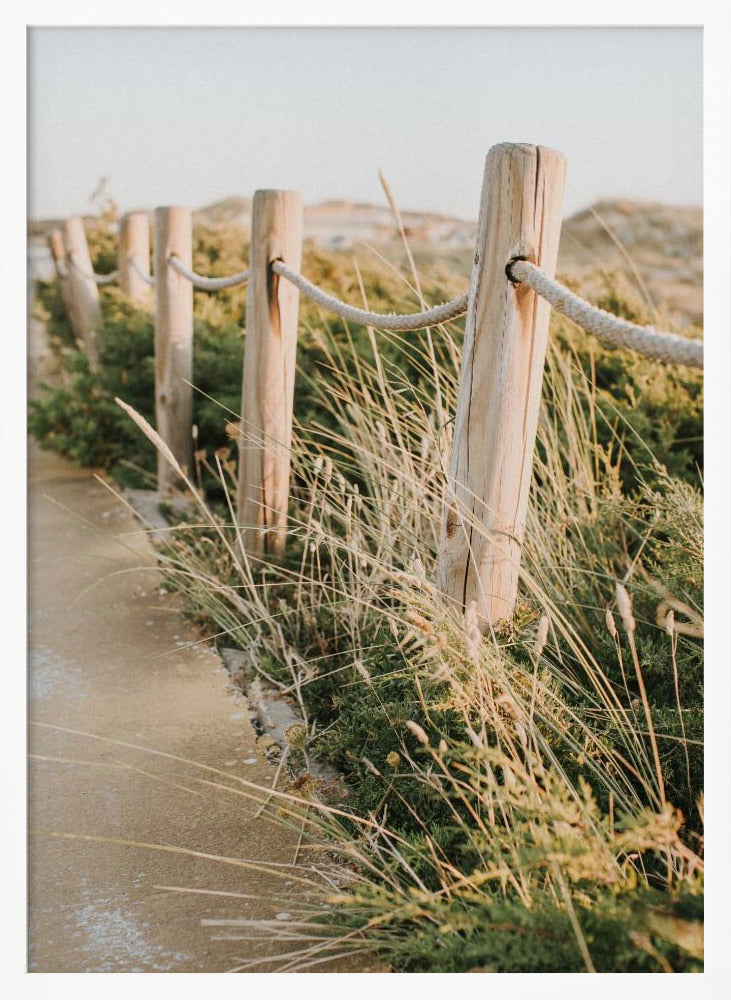 Beach Fence Poster