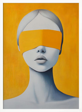 Blindfolded Yellow Poster