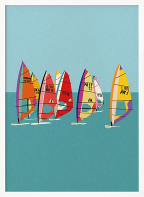 Baltic Sea Windsurfing Poster