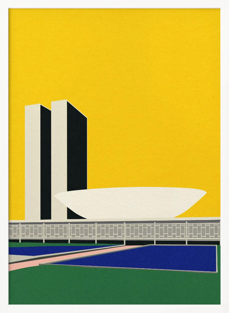 Congresso Nacional Brasilia Poster