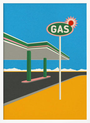 Spark Gas Station Poster