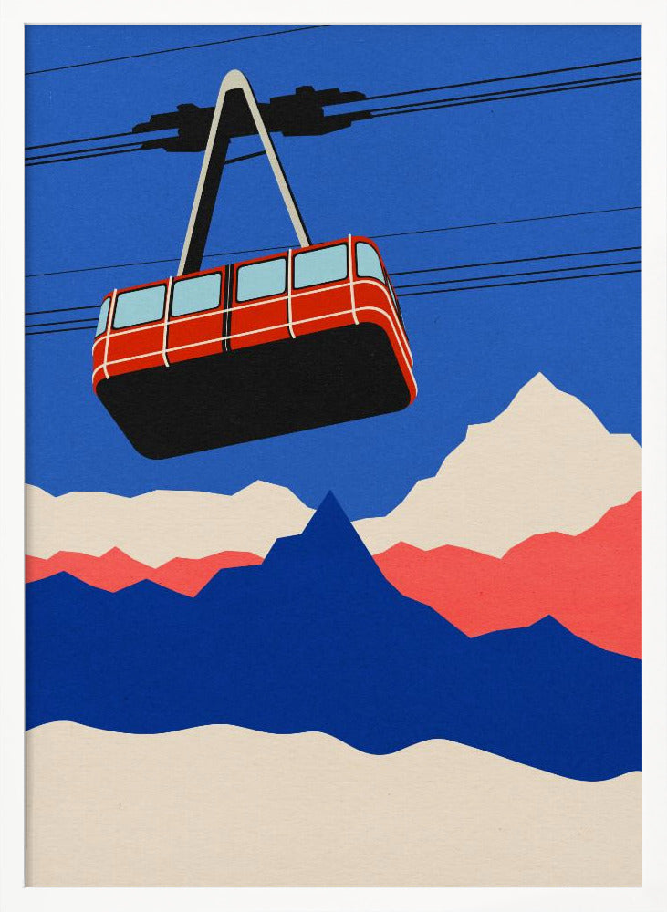 Ski Mountains Poster